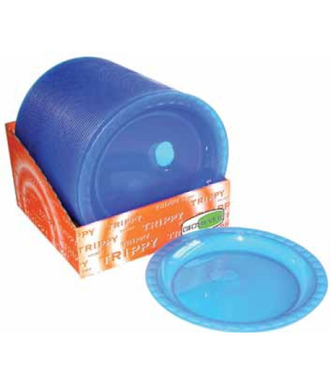 Dyb tallerken i plast 40 stk. 