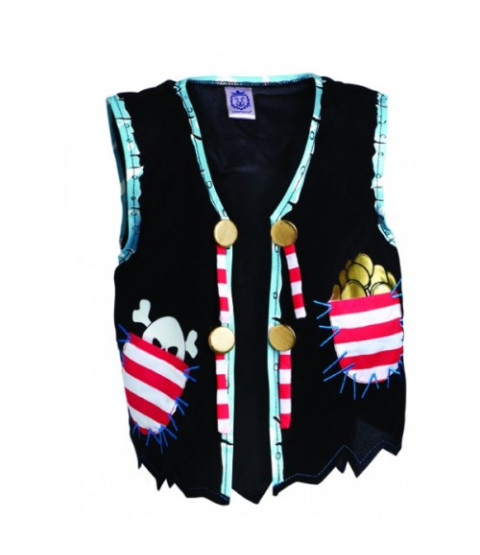 Pirat Red Stripe vest