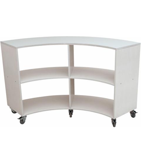 Stort buet podie, 4 rum