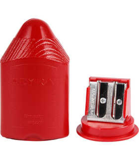 Blyantspidser, H: 8,5 cm, dia. 9-12 mm, 1 stk., rød , rød