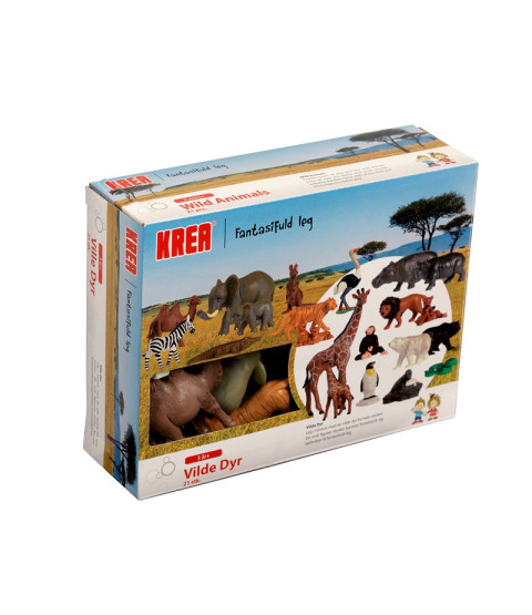 KREA Vilde dyr 21 stk.