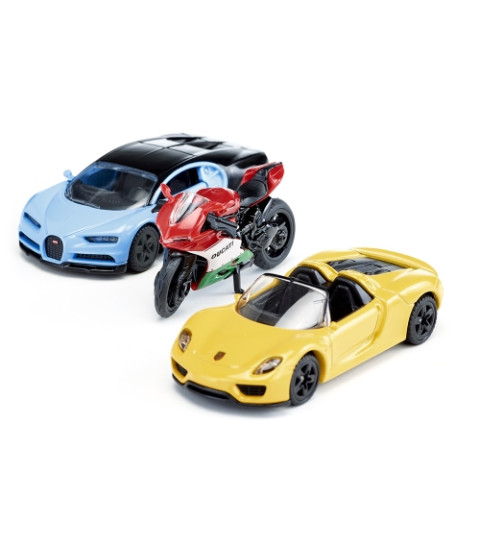 Siku Sportsbiler og motorcykel