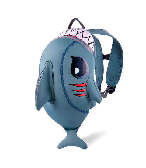 Børnerygsæk - grå haj