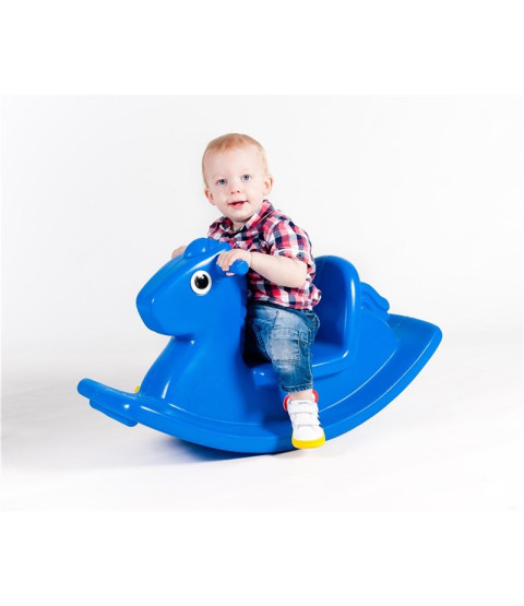 Gyngehest i plast, blå 