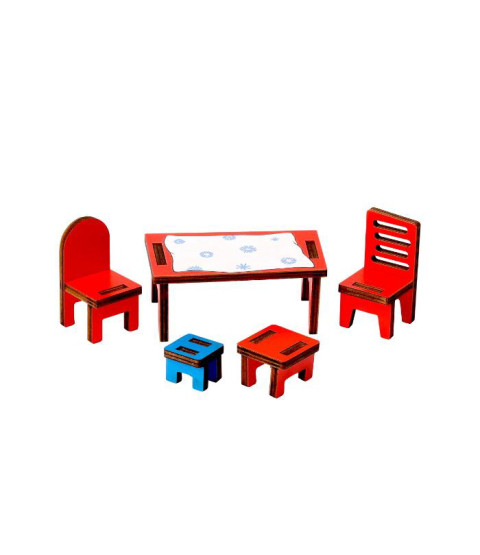 Pippi møbelsæt spisestue