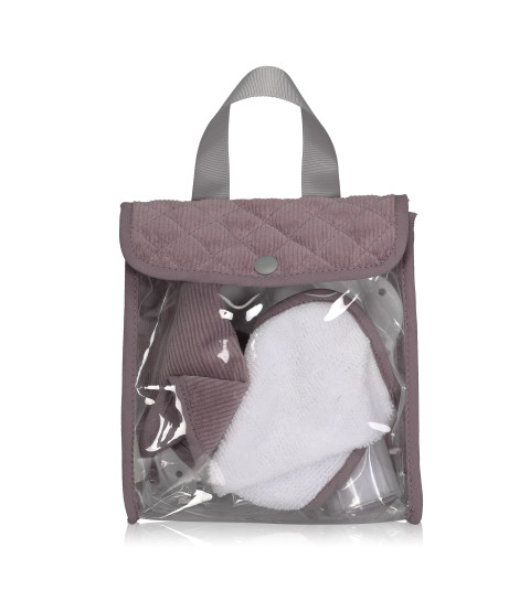 Spisesæt i fløjlstaske Syren