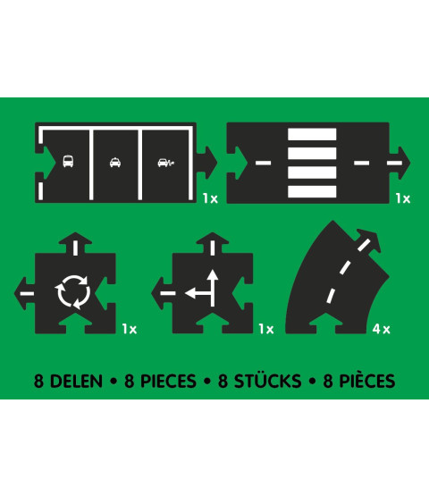Blandede vejbaner - 8 dele, udvidelsessæt