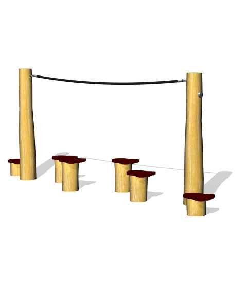 Robinia hoppestolper med tov