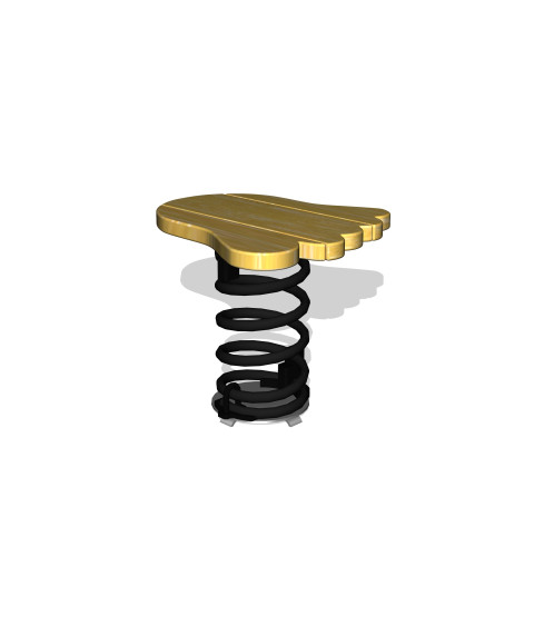 Bjørnefod på fjeder