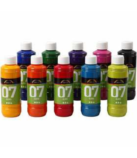 A-Color Glass, 10x250 ml