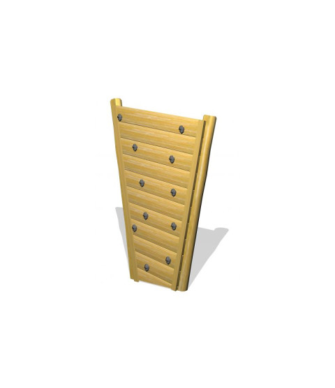 Bjergplade, douglas m/ robiniastolper 