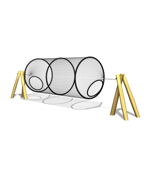 Robinia stolper med netruse 