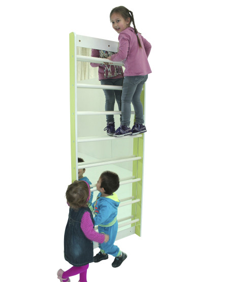 Ribbe med spejl - 200 cm