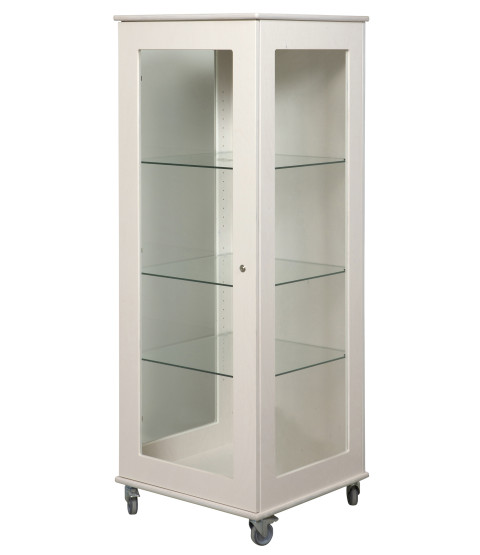 Glasmontre m/ glashylder - høj model