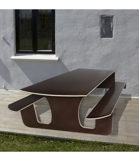 Udendørs klapbord i vandfast finer