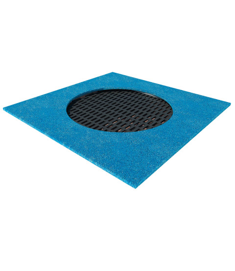 Stor firkantet krater trampolin