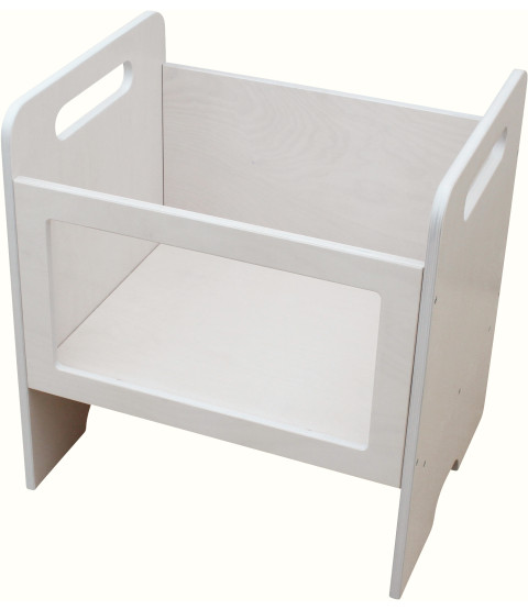 Bogreol med plexiglas