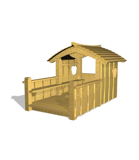 Legehus Bjørnebo m/altan 