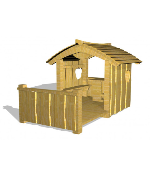 Legehus Bjørnebo med altan