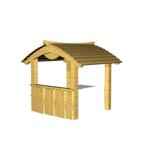 Legehus Bjørnebo, åbent med disk 