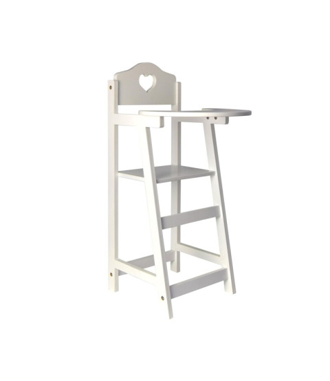 Dukke højstol af træ