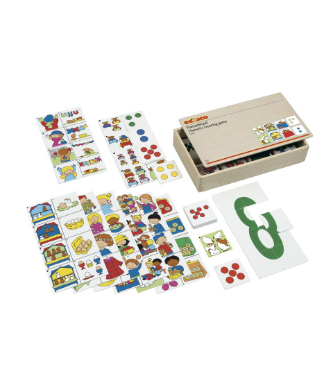 Tællespil i trææske. 