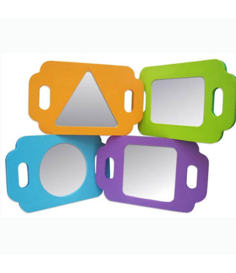 Spejle med håndtag, 4 stk.