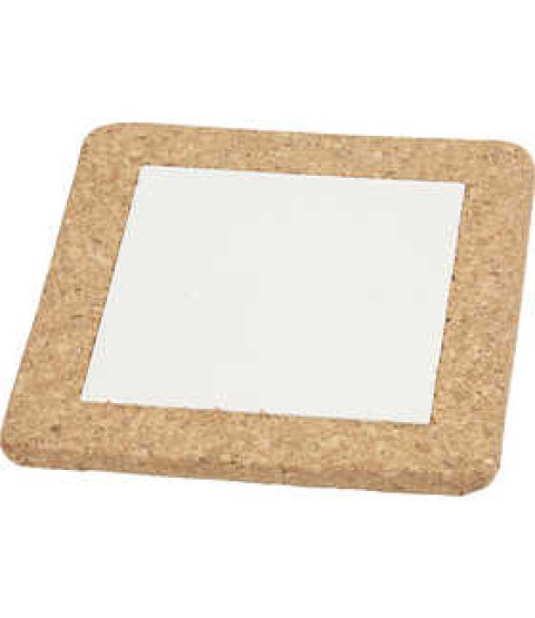 Bordskåner med korkramme, 10 stk.