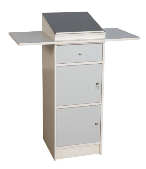 Indskrivningspult med vinger