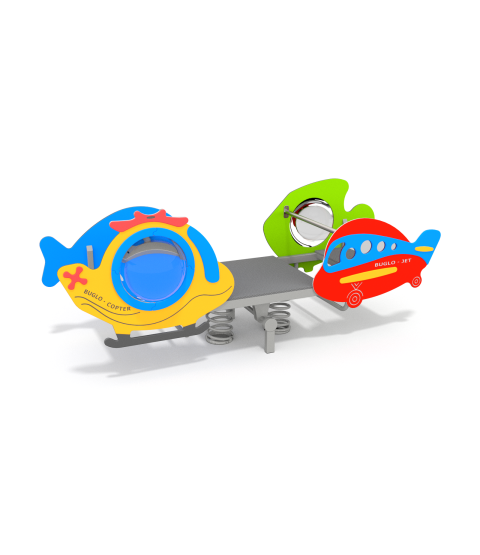 Single - vippe, helikopter