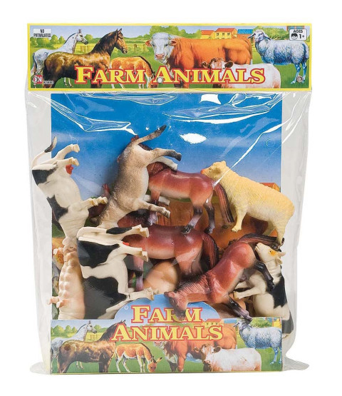 Bondegårdsdyr 12 ass 