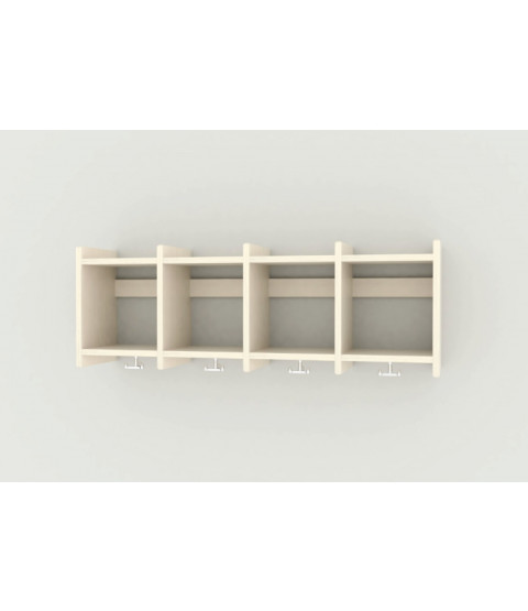 Væggarderobe - 1 sektion