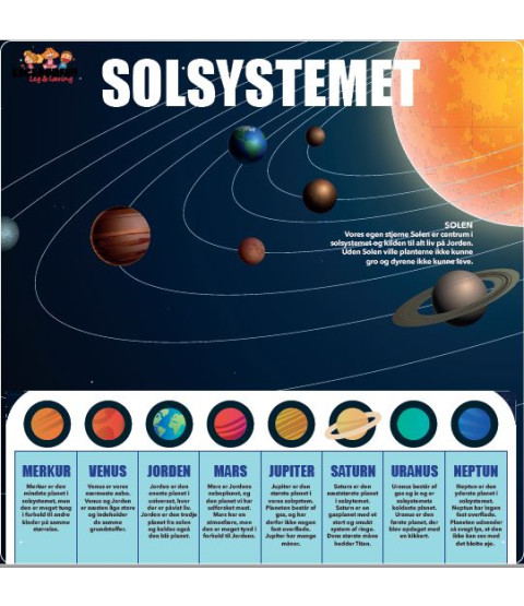 Læringstavle - Solsystemet