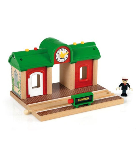 Togstation med optagefunktion