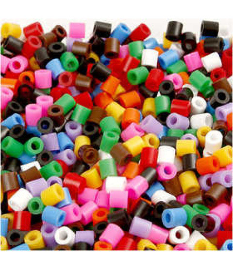 Rørperler, 30.000 stk. standardfarver