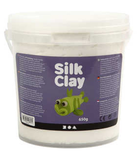 Silk Clay®, 650 g, hvid