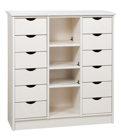 Skuffereol 12 små skuffer