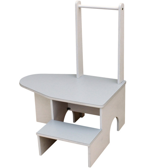 Påklædningsbænk halv