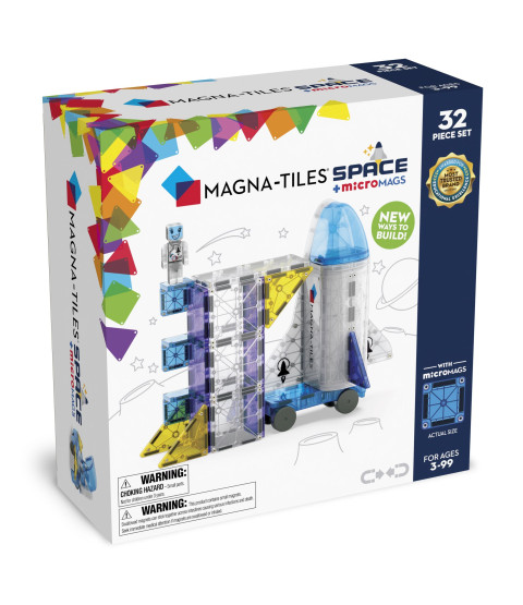 Magna-Tiles rumraket, 32 dele