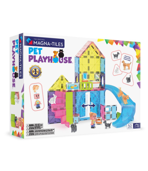 Magna-Tiles Kæledyrslegeland 50 dele