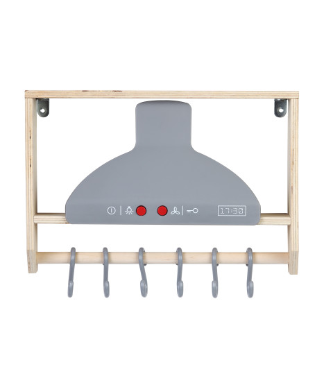 Emhætte med lyd og lys