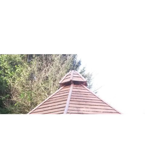 Røghat til 8-kantet multihus