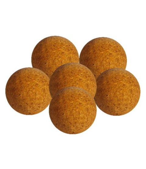 Bolde til bordfodbold i kork 10 stk 