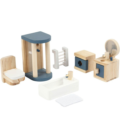 Dukkehusmøbler - badeværelse