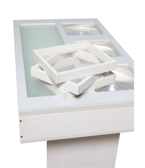 Glasbakke til nano- og biobord, 3 stk.