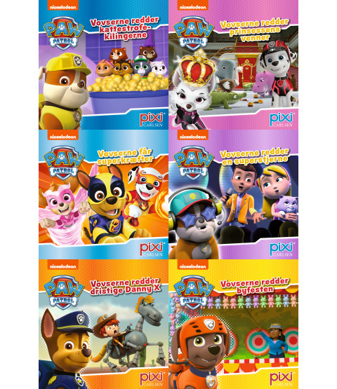 Pixi-Serie Paw Patrol 6 bøger
