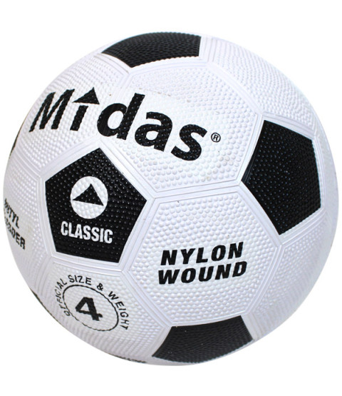 Midas gummifodbold str. 4