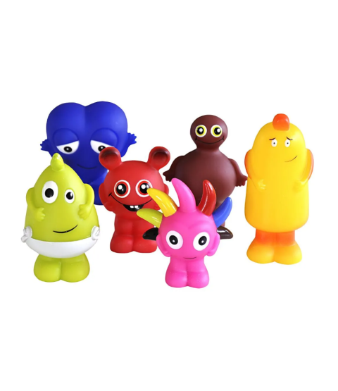 Babblarna plastfigurer, 6 stk.
