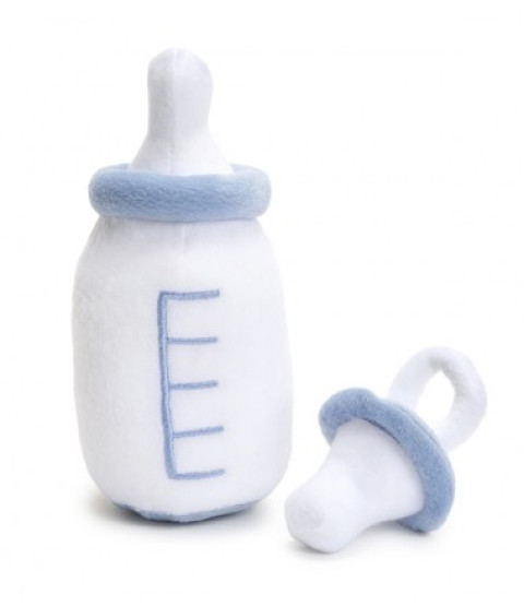 Rubens blå flaske og sut