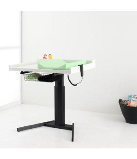 Fritstående puslebord på søjle